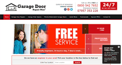 Desktop Screenshot of garagedoorrepairman.co.uk